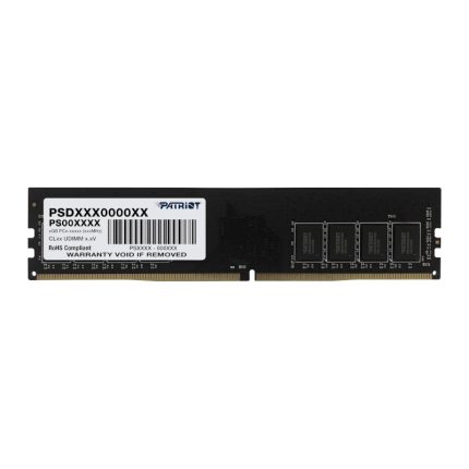 Improve your desktop system performance with the Patriot Signature Line DDR4 8GB 2666MHz UDIMM memory module. This memory is made from high-quality materials and comes with a lifetime warranty.