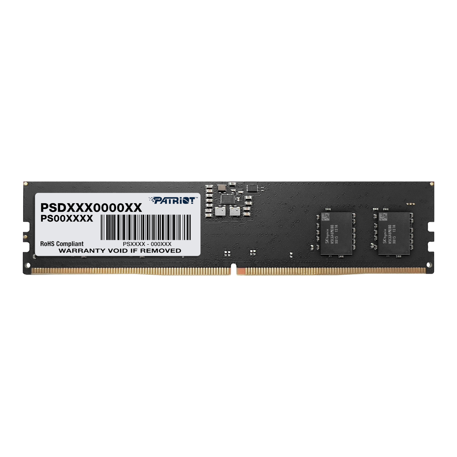 Patriot Signature Line 8GB 5600MHz DDR5 UDIMM Desktop Memory | PSD58G560082 Patriot Signature Line 8GB 5600MHz DDR5 UDIMM Desktop Memory - Image 1