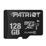<p>Capture and store videos at high speed on your digital camcorders and mid-range cameras with the Patriot LX Class 10 128GB Micro SDHC Flash Memory Card. It features 128GB of storage