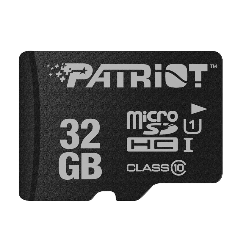 Patriot LX CL10 32GB Micro SDHC Card | PSF32GMDC10 Capture and store videos at high speed on your digital camcorders and mid-range cameras with the Patriot LX Class 10 32GB Micro SDHC Flash Memory Card. It features 32GB of storage