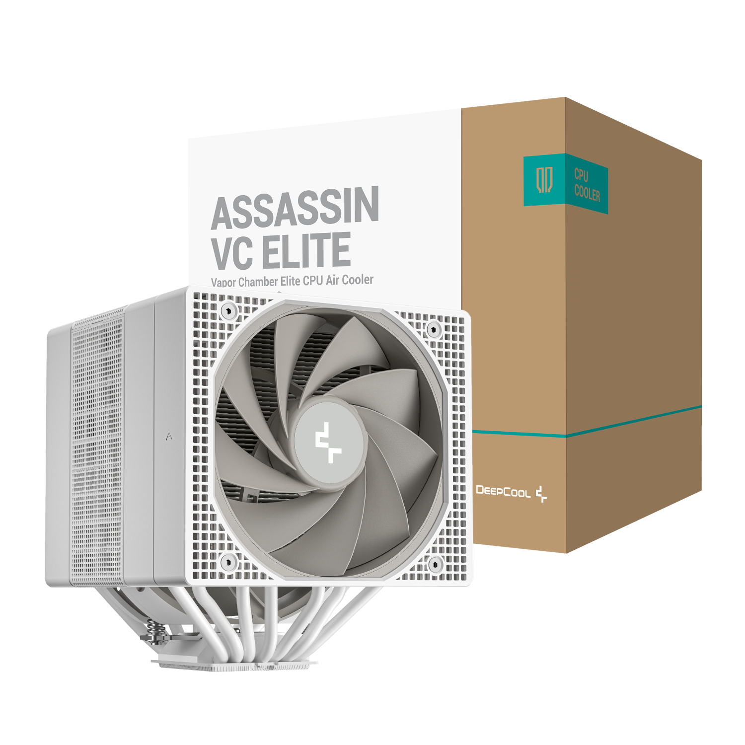 DeepCool ASSASSIN VC ELITE CPU Air Cooler - White | R-ASN4-WHNVNN-GJD DeepCool ASSASSIN VC ELITE CPU Air Cooler - White - Image 1