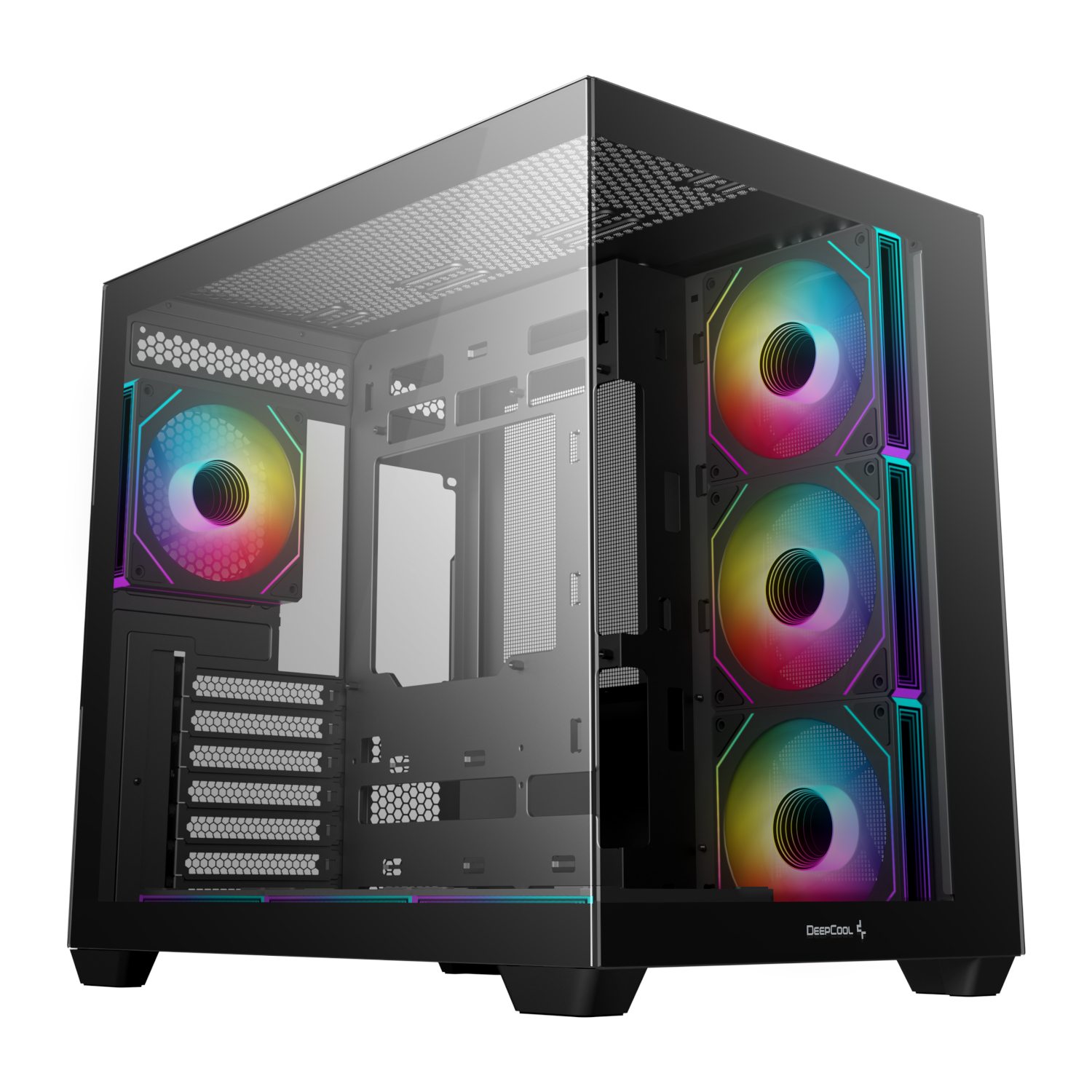 DeepCool CG530 7F ARGB ATX Gaming Chassis - Black | R-CG530-BKAGA7-G DeepCool CG530 7F ARGB ATX Gaming Chassis - Black - Image 1