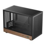 DeepCool CH260 Wood mATX Gaming Chassis - Black - Image 4