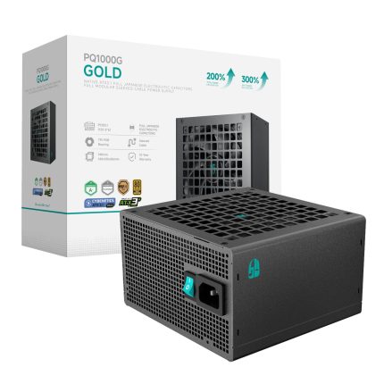 1000W Fully Modular ATX 3.1 PSU | 80 Plus Gold Certified | Native PCIe 5.1 12V-2x6 Connector | Full Japanese Capacitors | 10-Year Warranty