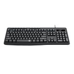 Redragon BK-7366 Full-size Ergonomic Wired Membrane Office Keyboard - Black - Image 3
