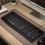 Redragon BK-7366 Full-size Ergonomic Wired Membrane Office Keyboard - Black - Image 5
