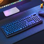 Redragon BK-7366 Full-size Ergonomic Wired Membrane Office Keyboard - Black - Image 6