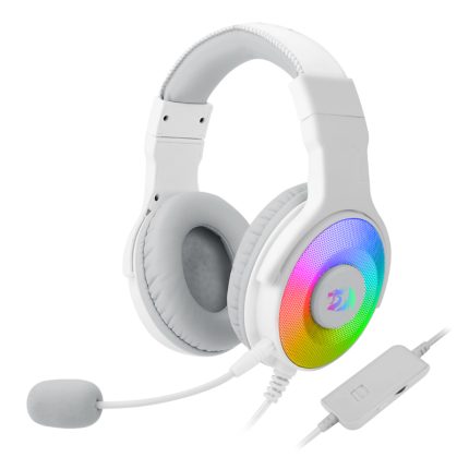 Experienced enhanced gaming sound with the Redragon H350 Pandora 2 USB+3.5mm Aux RGB Gaming Headset. It features 7.1 Surround Sound Audio