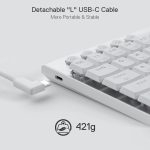 Redragon K632 HORUS Mini 60% RGB Wired Gaming Keyboard – White - Image 5
