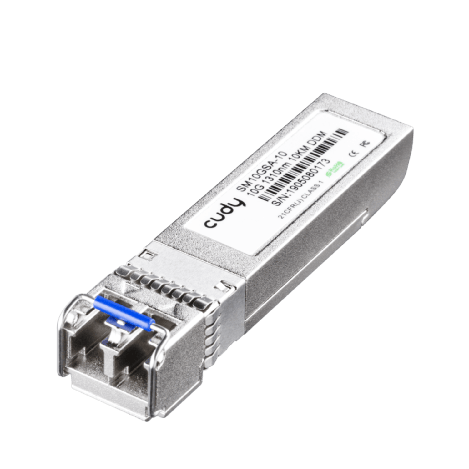 10 Gbps fibre transmission | Single-mode fibre up to 10 km | Duplex LC connector | Compatible with SFP+ and SFP slots