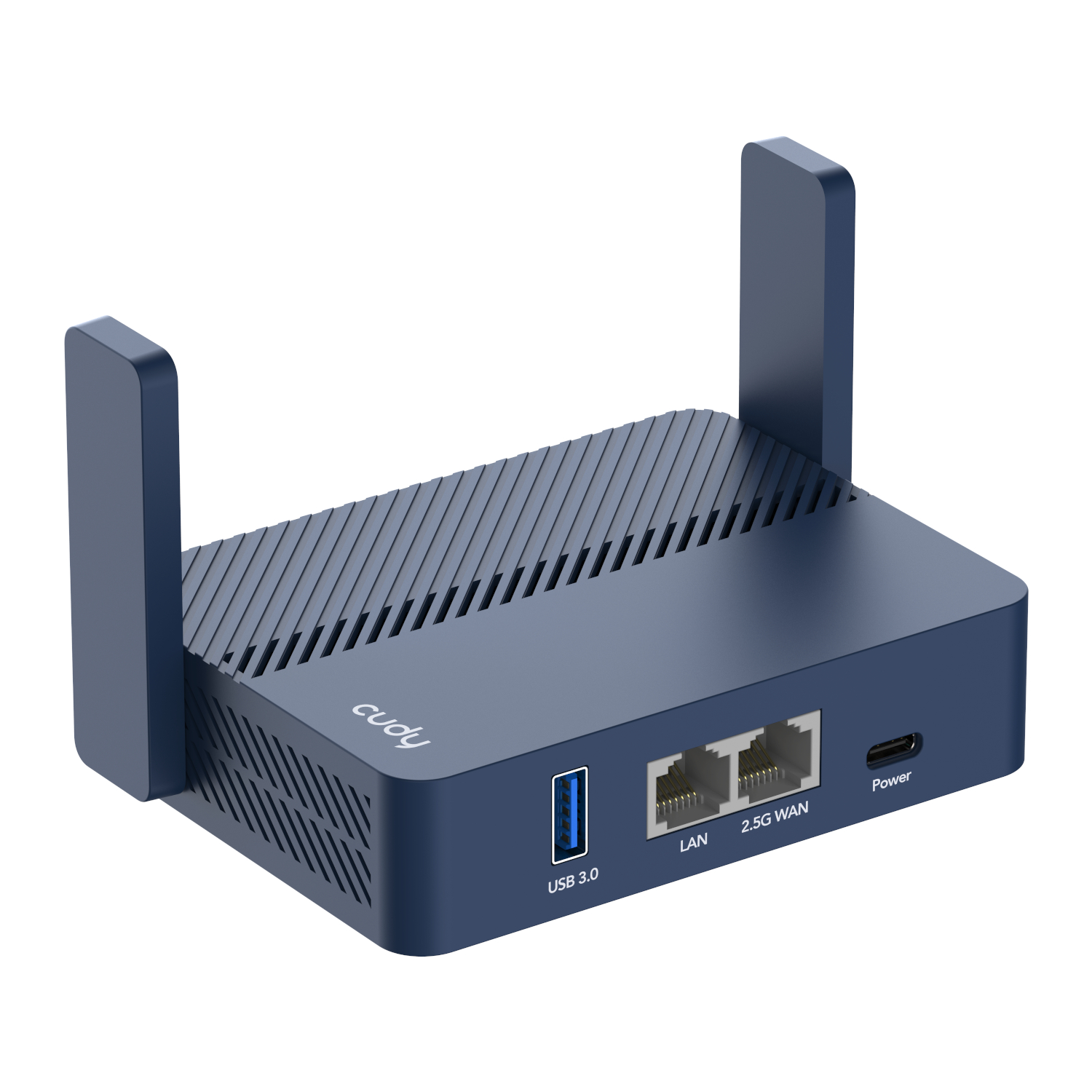 Cudy AX3000 2.5G Wi-Fi 6 Mini VPN Travel Router - Navy Blue | TR3000 Cudy AX3000 2.5G Wi-Fi 6 Mini VPN Travel Router - Navy Blue - Image 1
