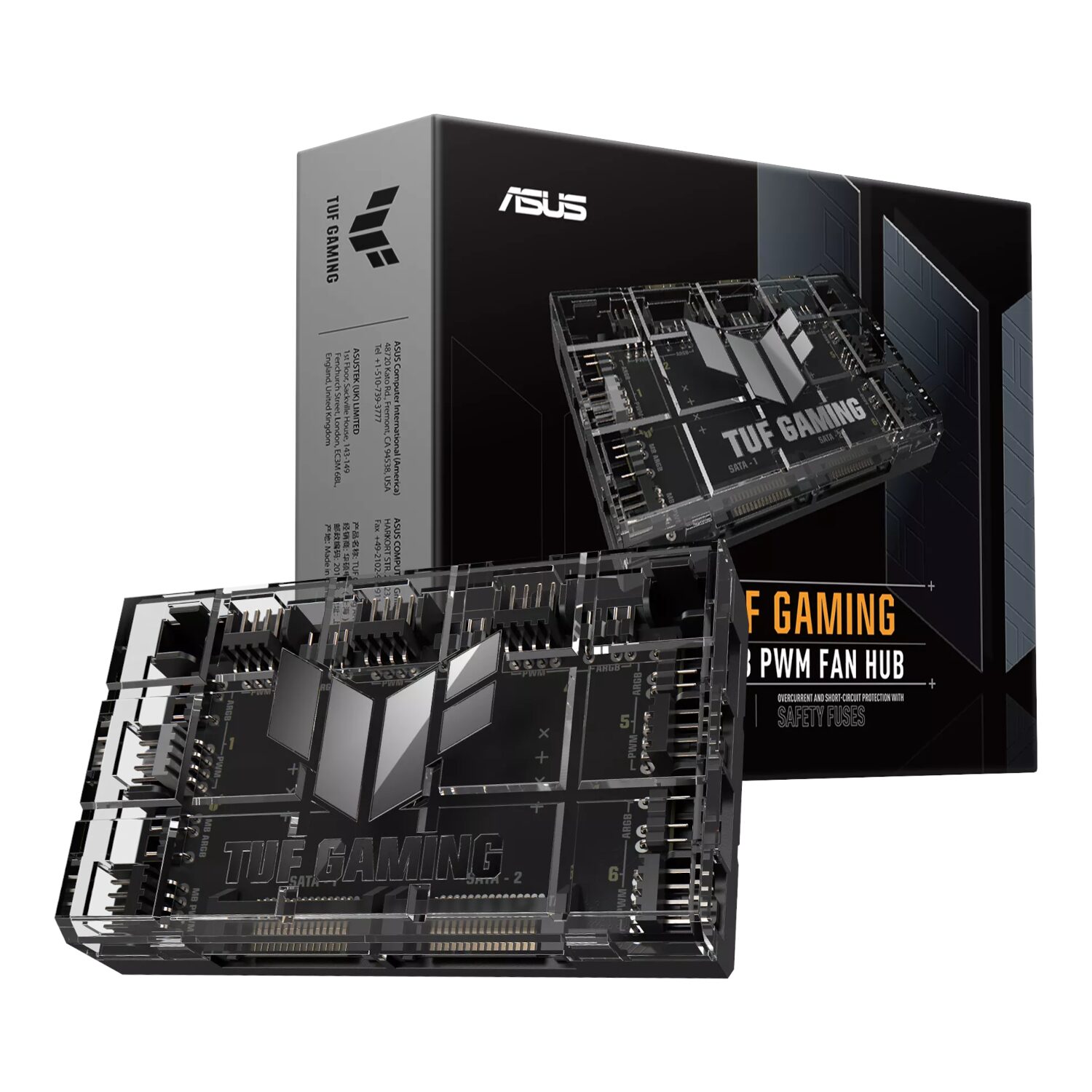 Asus TUF Gaming ARGB PWM Fan Hub | TUFGAMINGARGBPWMFANHUB Asus TUF Gaming ARGB PWM Fan Hub - Image 1