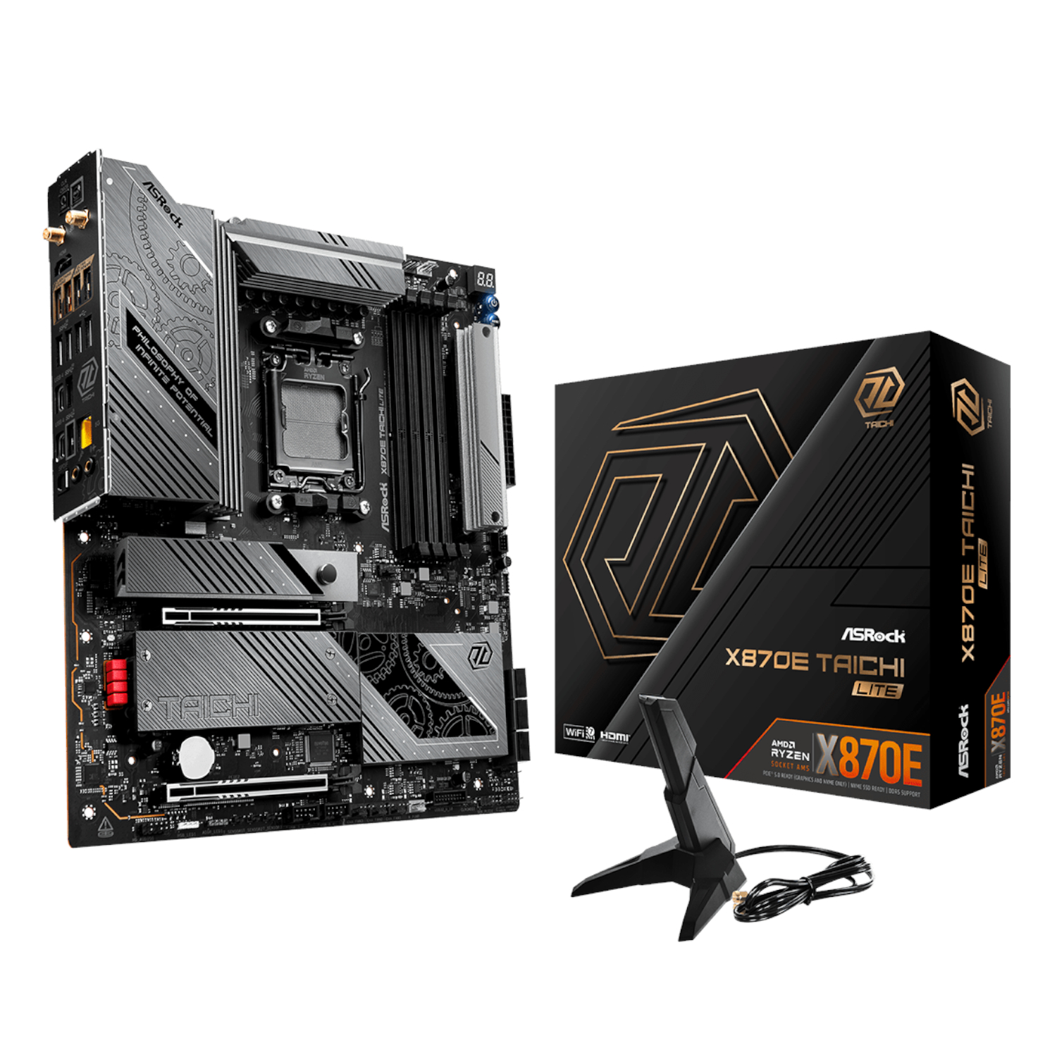 ASRock X870E Taichi Lite AM5 ATX Motherboard | X870E-TAICHILITE ASRock X870E Taichi Lite AM5 ATX Motherboard - Image 1