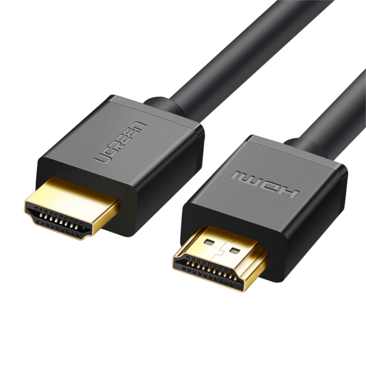 UGREEN HD104-10106 HDMI 4K Cable Male to Male Black 1m - Black | HD104-10106 UGREEN HD104-10109 HDMI 4K Cable Male to Male Black 5m - Black - Image 1