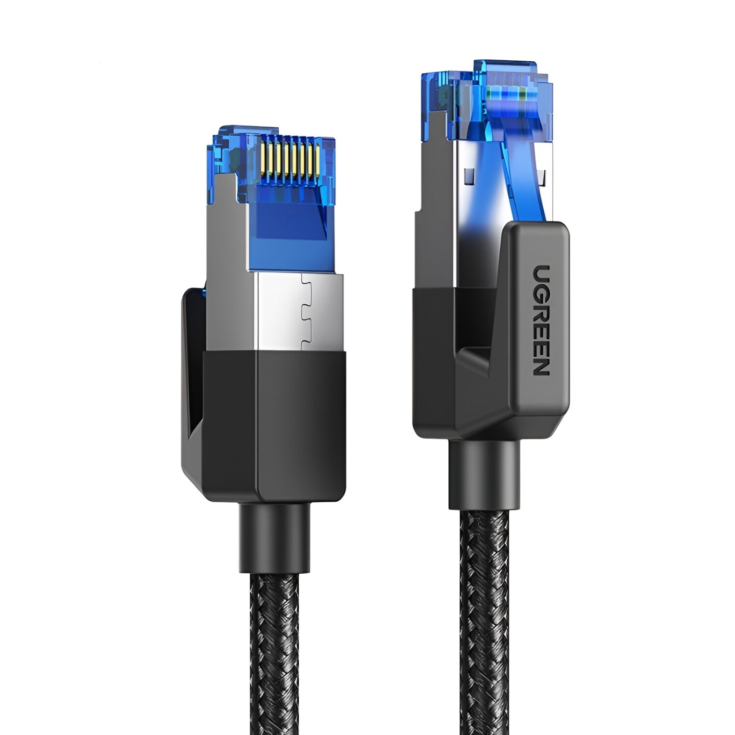 UGREEN Cat8 Nylon Braided Ethernet Cable - 40Gbps with Modular Plugs - 1m | NW153-80429 UGREEN Cat8 Nylon Braided Ethernet Cable - 40Gbps with Modular Plugs - 1m - Image 1