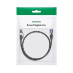 UGREEN Cat8 Nylon Braided Ethernet Cable - 40Gbps with Modular Plugs - 1m - Image 5