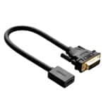 UGREEN DVI to HDMI Cable Adapter 15cm | Male to Female | 1080p Full HD – Black