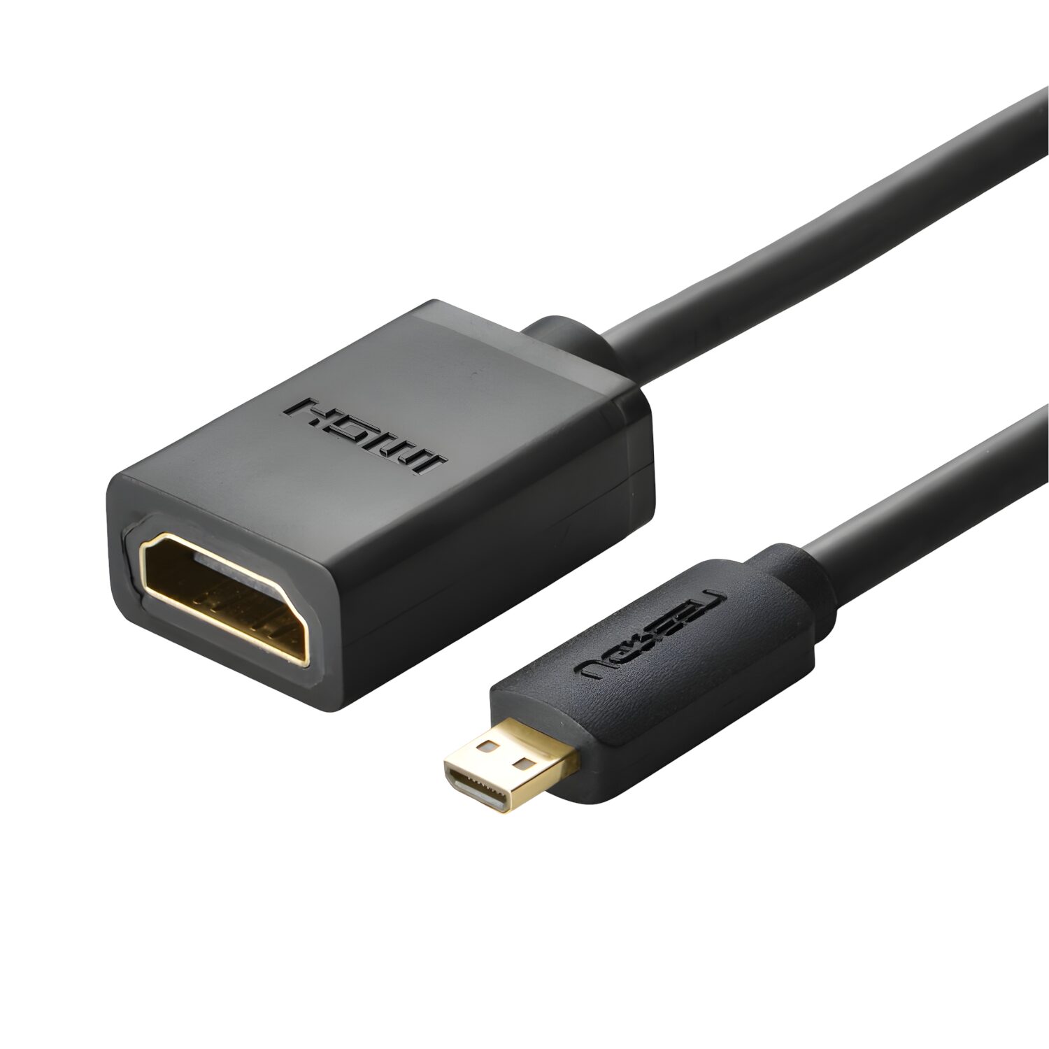 20134-20134-wr-01.jpg UGREEN 20134-20134 Micro HDMI Male to HDMI Female Adapter - Black - Image 1