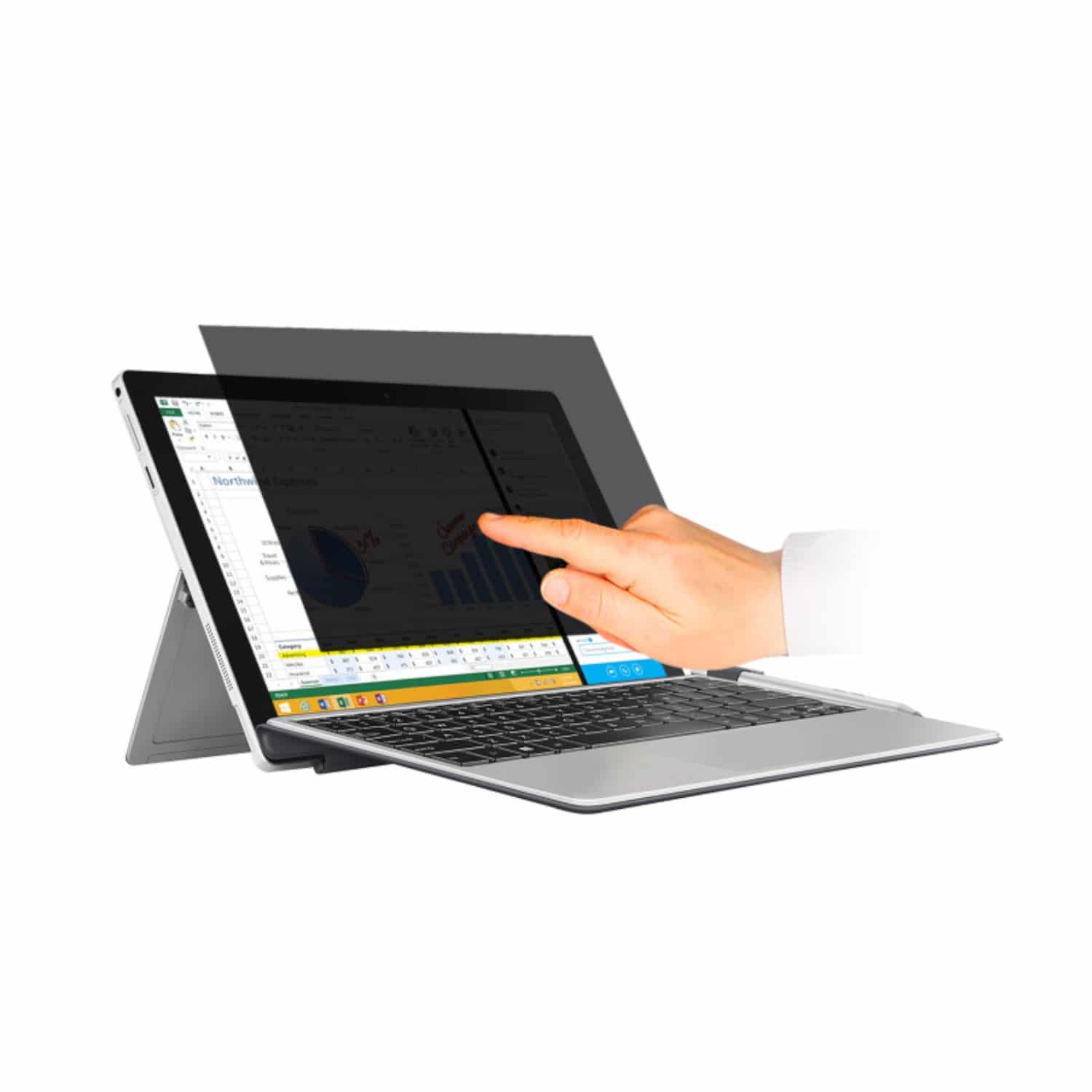 Port Designs 13.3" Touch Screen Privacy Filter - Image 2