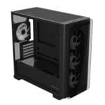Asus A23 PLUS ARGB Micro-ATX Gaming Chassis - Black - Image 4