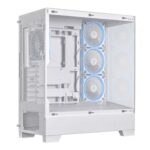 Asus A31 PLUS Mid Tower ATX Chassis - White - Image 4