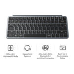 Keychron B1 Pro Ultra-Slim 75% Wireless Keyboard - Space Grey - Image 9