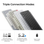 Keychron B1 Pro Ultra-Slim 75% Wireless Keyboard - Space Grey - Image 10