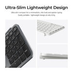 Keychron B6 Pro Ultra-Slim 100% Wireless Keyboard – Ivory White - Image 4