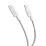 Xiaomi 6A Braided USB Type-C to USB Type-C Cable (1m) - White - Image 2