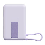 Xiaomi Magnetic Power Bank 10000 with Built-in Stand - Purple - Image 2