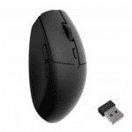 Keychron BM22-A9 1K Huano Micro Switch Wireless Mouse (BT/2.4GHz/Wired) - Black - Image 2