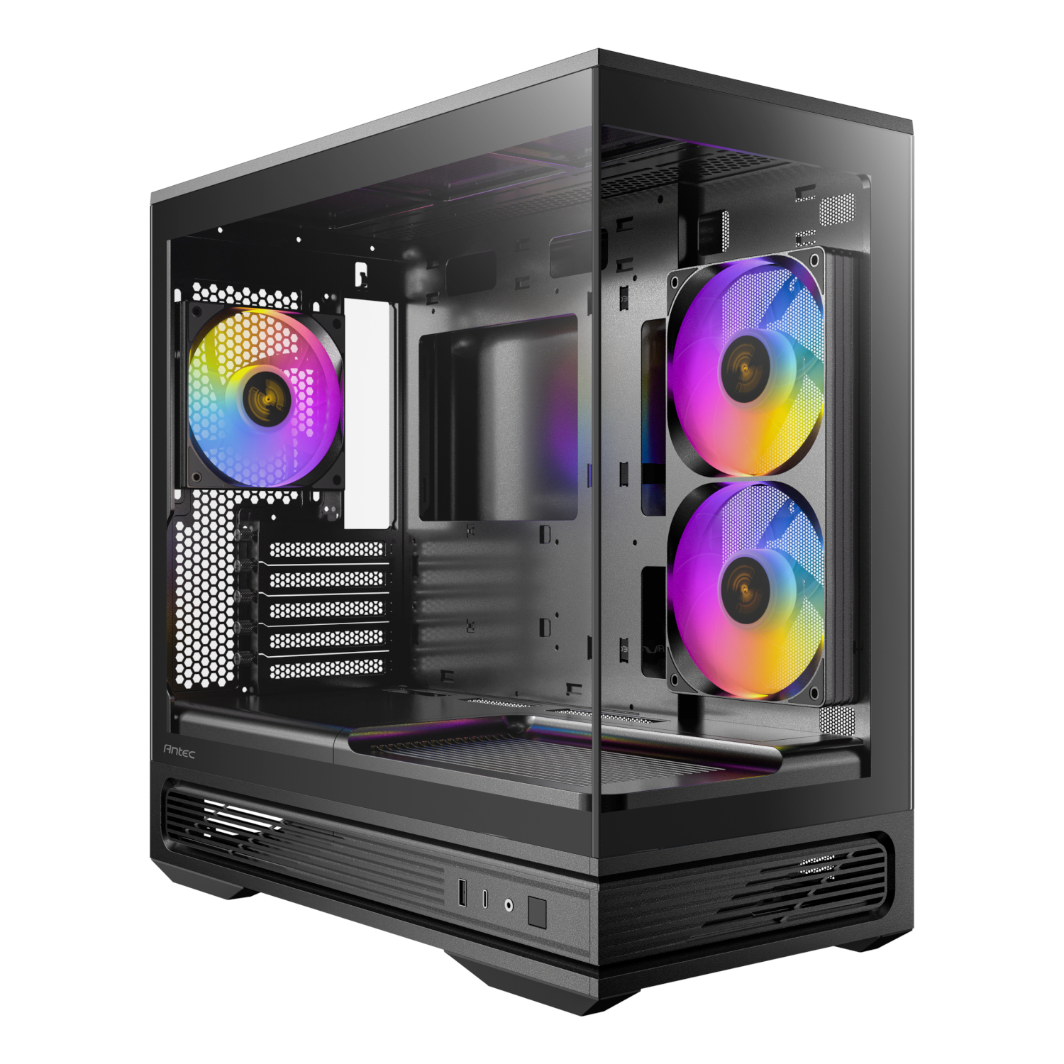 C2M-ARGB-B_Antec-C2M-ARGB-Compact-Micro-ATX-Gaming-Chassis-E28093-Black_wr_01a.jpg Antec C2M ARGB Compact Micro-ATX Gaming Chassis - Black - Image 1