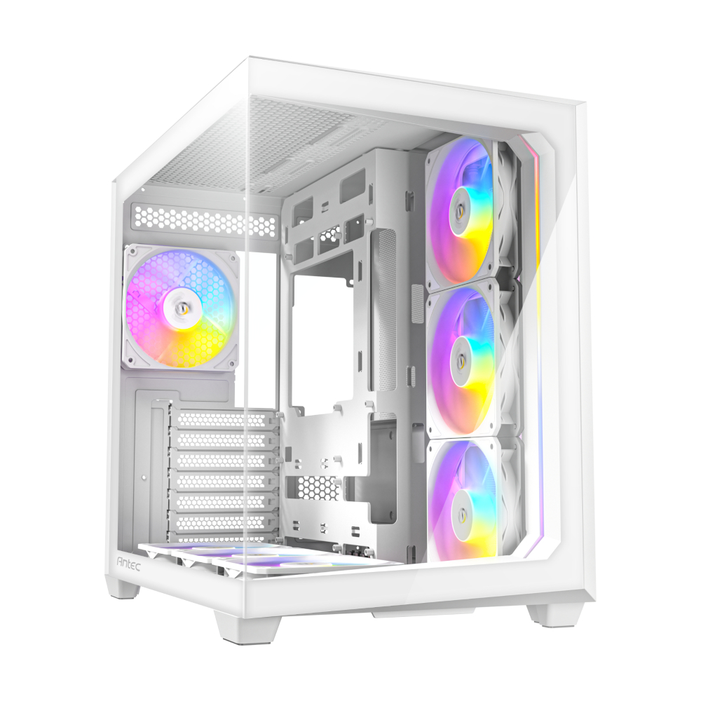C5-ARGB-W_wr_02.jpg Antec C5 ARGB ATX DUAL Mid Tower Gaming Chassis – White - Image 1