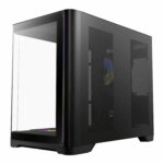 Antec C5 CURVED ARGB ATX | Micro-ATX | ITX ARGB Dual Chamber Mid-Tower Gaming Chassis - Black - Image 3