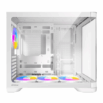 Antec C5 CURVED ARGB ATX | Micro-ATX | ITX ARGB Dual Chamber Mid-Tower Gaming Chassis - White - Image 6