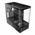 Antec C6 CURVED AIR ATX | Micro-ATX | ITX Mid-Tower Gaming Chassis - Black - Image 4