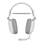 Corsair HS80 RGB USB Wired Over-Ear Gaming Headset — White - Image 2