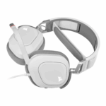 Corsair HS80 RGB USB Wired Over-Ear Gaming Headset — White - Image 3