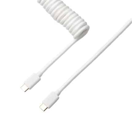 Keychron Coiled Aviator White Cable