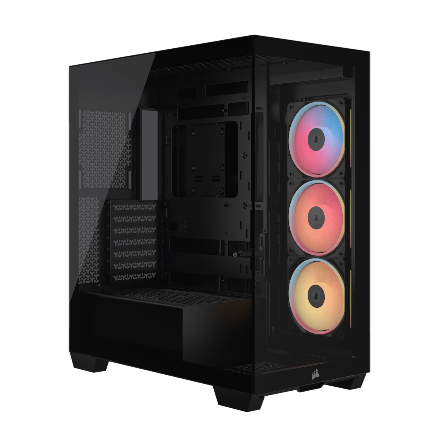 CC-9011324-WW_Corsair_3500X_LX-R_RGB_iCUE_LINK_Mid-Tow_wr_01.png Corsair 3500X LX-R RGB iCUE LINK Mid-Tower PC Case - Black - Image 1