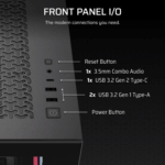 Corsair 3500X LX-R RGB iCUE LINK Mid-Tower PC Case - Black - Image 4