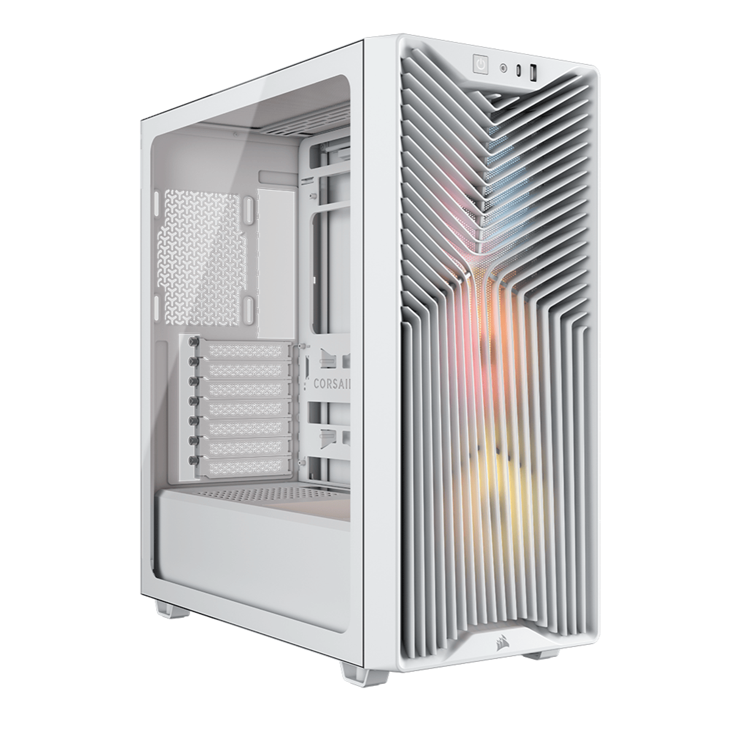 CC-9011345-WW_CORSAIR_CHASSIS_3200D_ATX_ARGB_WH_wr_01.png Corsair 3200D RS ARGB Mid-Tower PC Case – White - Image 1
