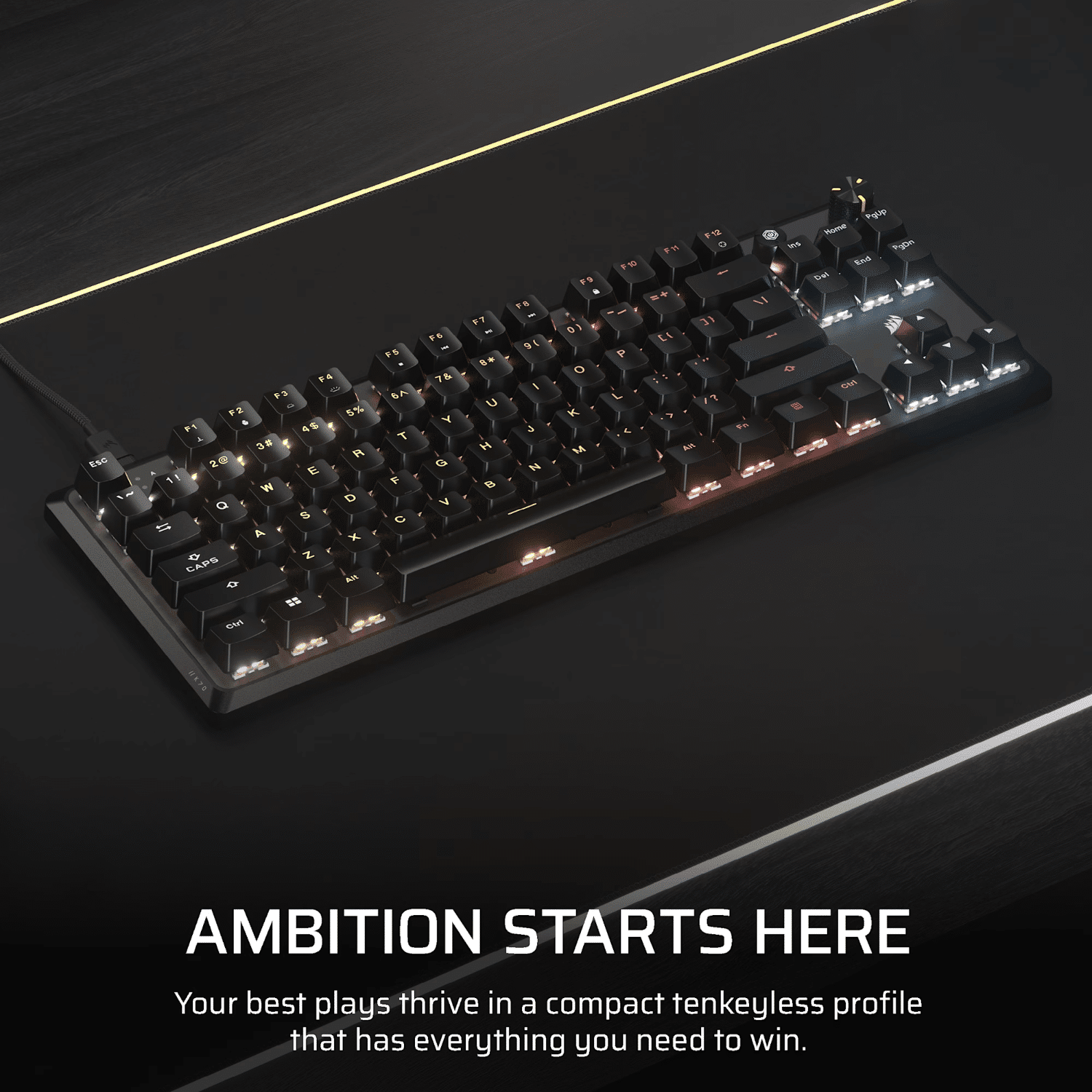 Corsair K70 CORE TKL RGB Mechanical Gaming Keyboard - Image 2