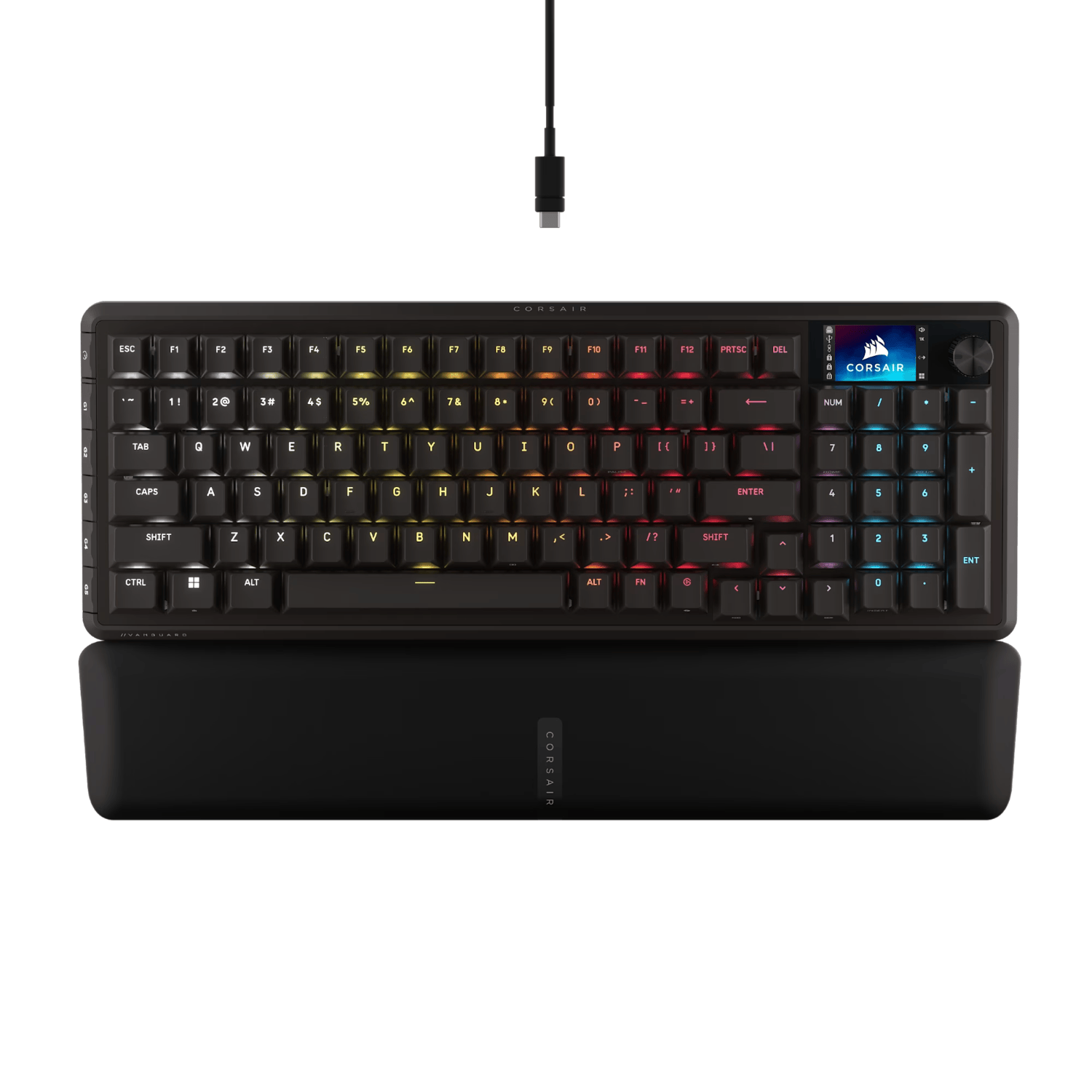 Corsair VANGUARD 96 Mechanical Gaming Keyboard, CORSAIR MLX Plasma - Black - Image 1