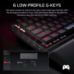 Corsair VANGUARD 96 Mechanical Gaming Keyboard, CORSAIR MLX Plasma - Black - Image 5