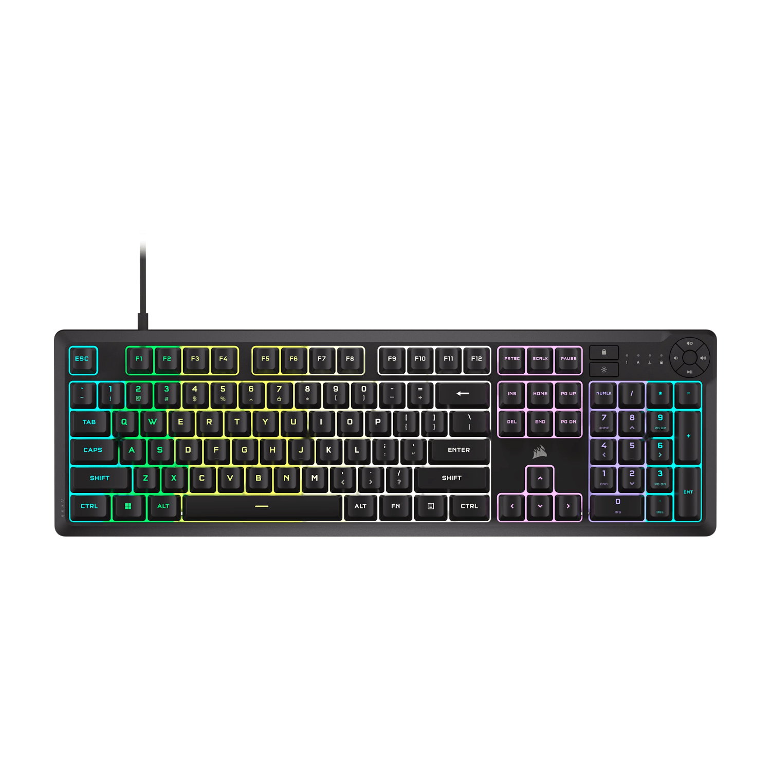 CH-9226C65-NA_Corsair_K55_CORE_RGB_Gaming_Keyboard_-_B_wr_01.png Corsair K55 CORE RGB Gaming Keyboard - Black - Image 1