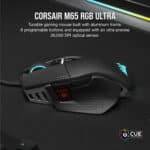 Corsair M65 RGB ULTRA Tunable FPS 26000DPI Gaming Mouse - Black - Image 5