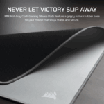 Corsair MM Anti-fray Cloth Gaming Mouse Pad XL - Gray - Image 4