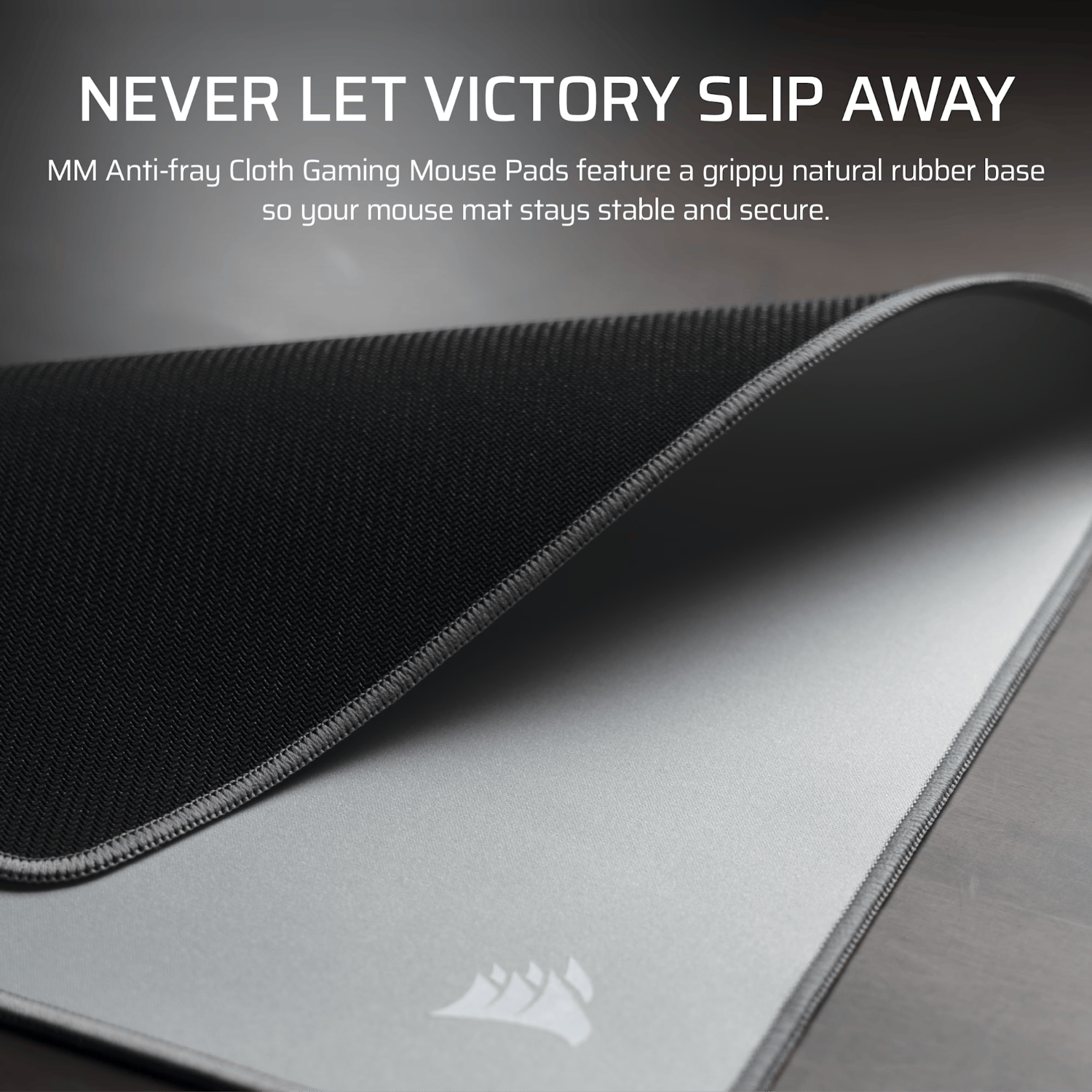 Corsair MM Anti-fray Cloth Medium Gaming Mouse Pad – Gray - Image 4