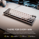 Corsair CLIPPER PRO MINI 60 Hall Effect Gaming Keyboard – White - Image 2